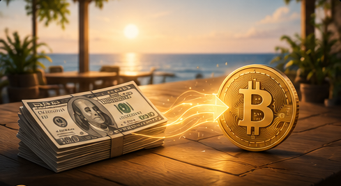 From dollars to crypto