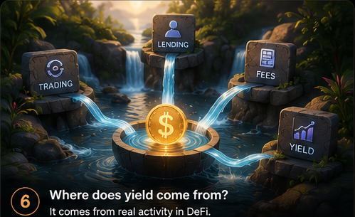 Where does the yield come from?